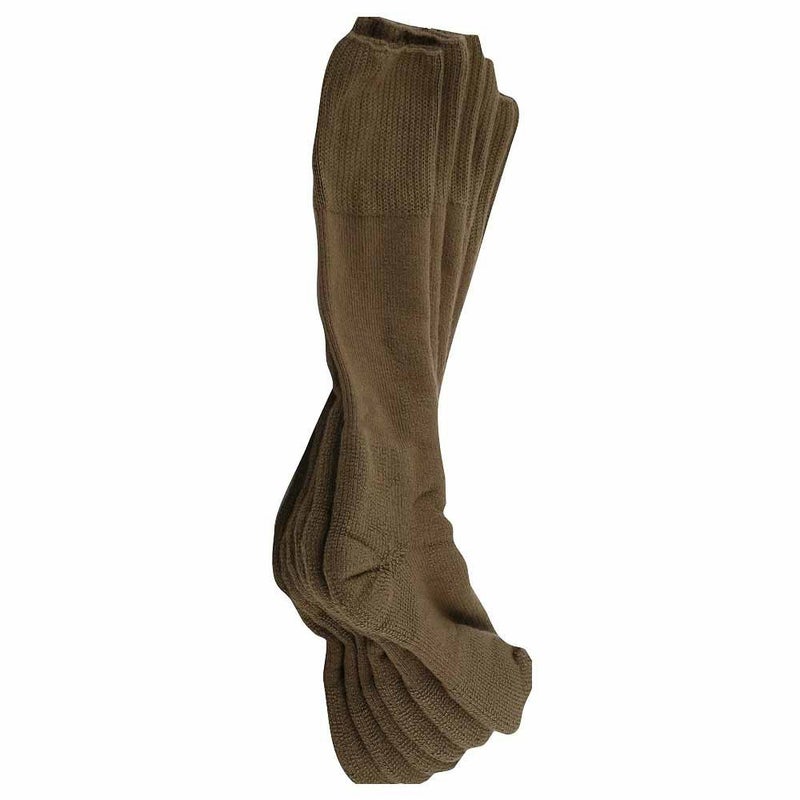 thorlos mens Mcb Max Cushion Over the Calf Military Combat Boot Sock, Coyote Brown, Large US - Image 3